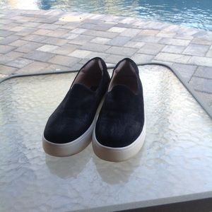 Slip on suede sneakers